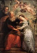 RUBENS, Pieter Pauwel The Education of the Virgin china oil painting reproduction